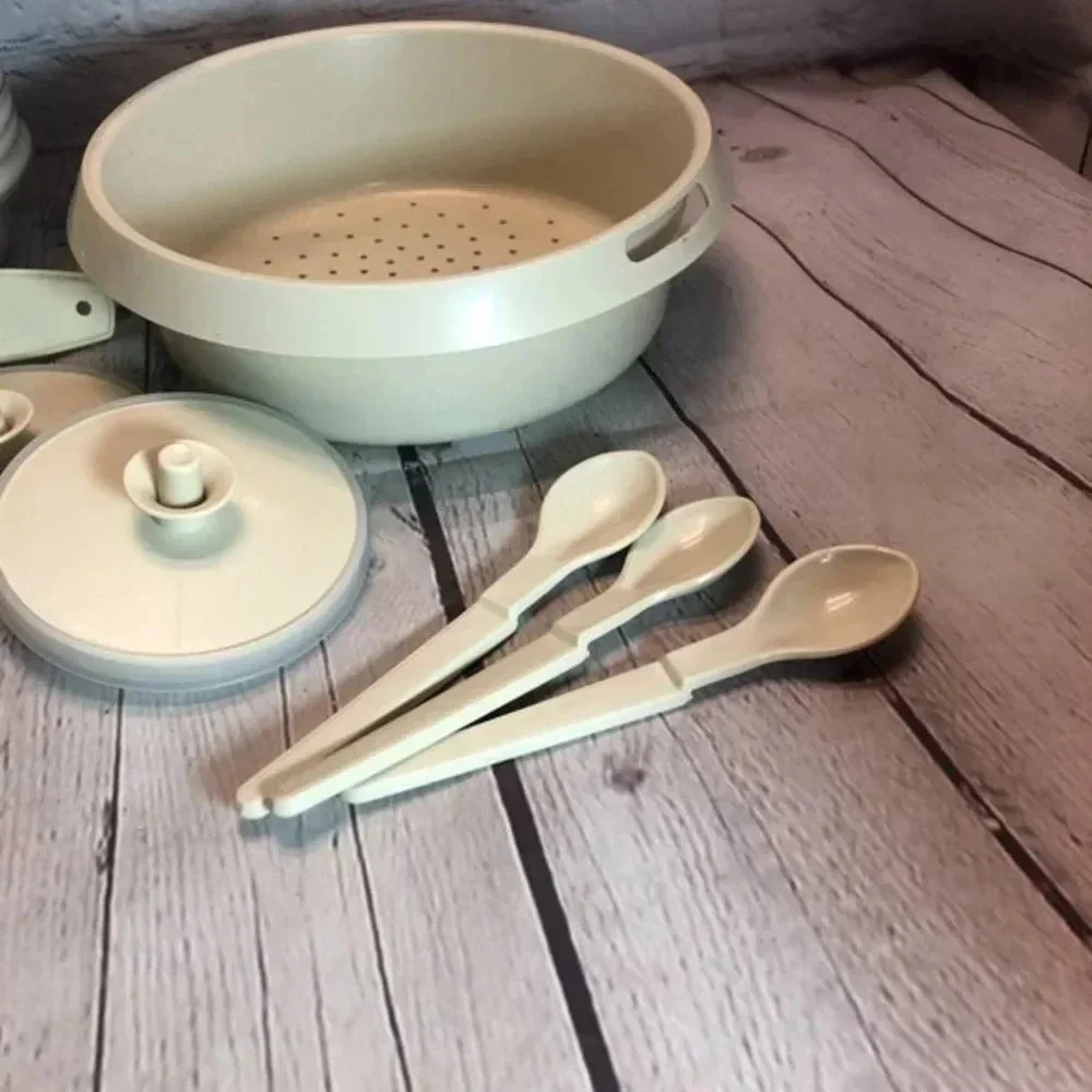 Vintage Tupperware almond assortment
